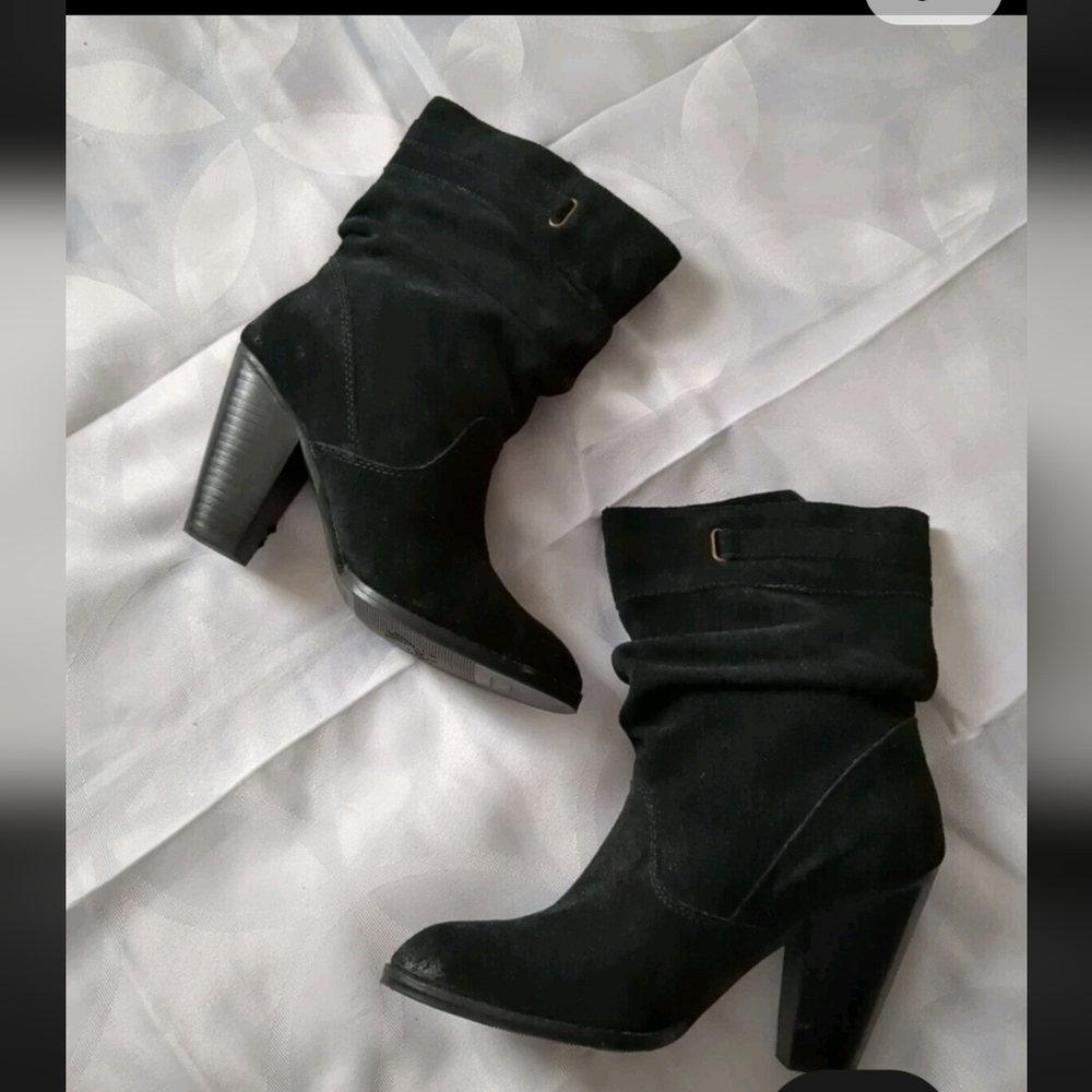 Zodiac Pandell Leather Elegant Black Women's Ankle‎ Boots